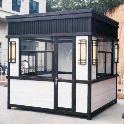 金属雕花板岗亭系列B