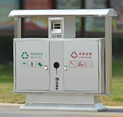 不锈钢分类垃圾桶